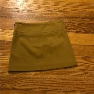 Theory Mustard Size 00 miniskirt
